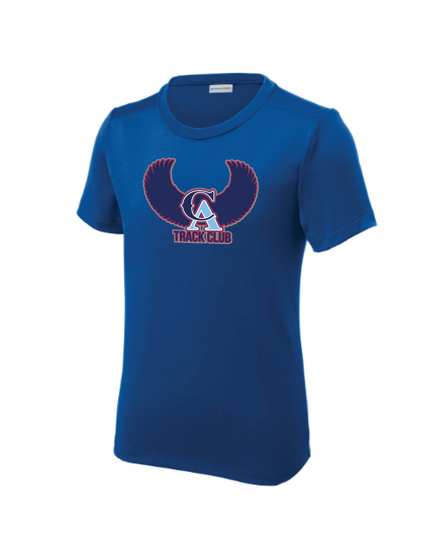 Blue CA Track Wing Dri-fit Shirt