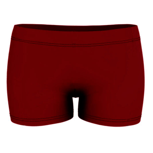 Ladies Red Compression Shorts